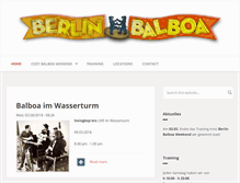 Tablet Screenshot of berlinbalboa.de
